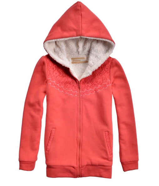 時尚大紅色女款衛衣