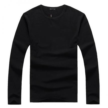 長袖空白文化T恤衫批發