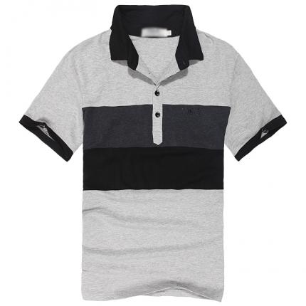 花灰色時尚男款T恤衫印制 免費提供設計