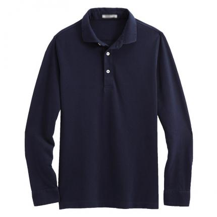 【定制】男士純棉長袖T恤衫加工設計免費寄樣-保羅服裝