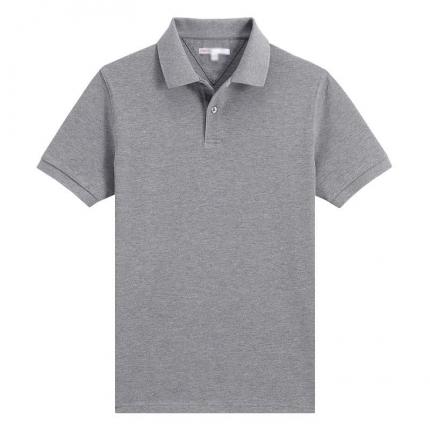 【定制】花灰色商務POLO衫加工與定制，企業團購