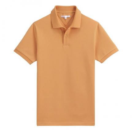 【定制】橙黃色商務POLO衫男士T恤衫定做-保羅服飾