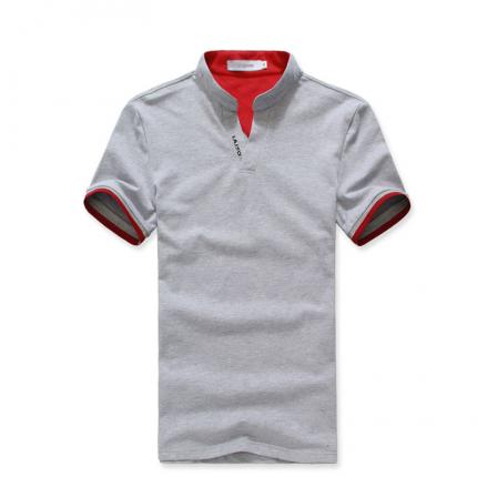 爆款休閑立領T恤衫生產