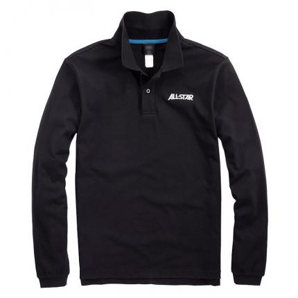 【定制】黑色男士長袖全棉T恤衫制作 免費設計