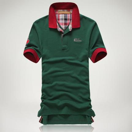 【定制】深綠色時(shí)尚全棉POLO衫訂購 珠地純棉款