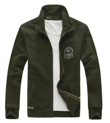 男款開衫豎領衛衣定制