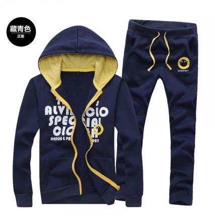 經典款連帽開衫衛衣套裝