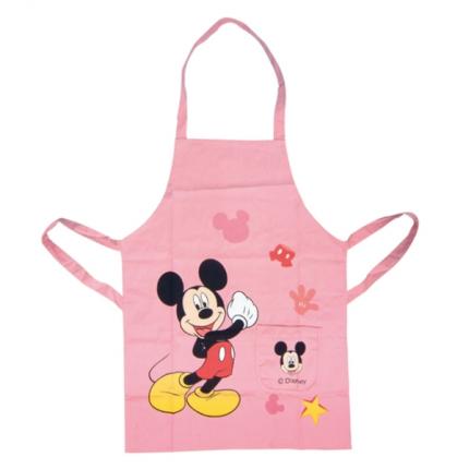 粉紅色廣告圍裙定制設計，可以印制廣告圖案